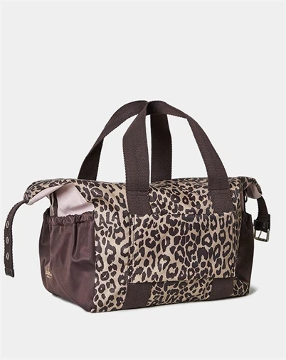 Lala Berlin - Big Bag Muriel Heart - Chocolate Brown leo 